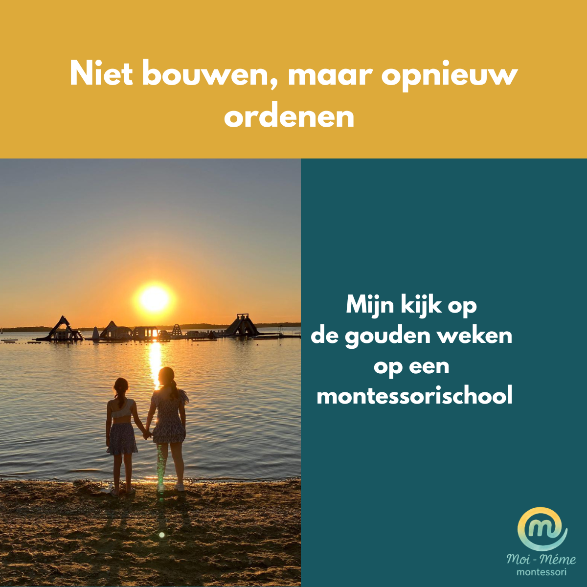 Niet bouwen, maar opnieuw ordenen